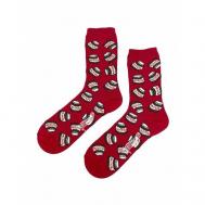 Носки , размер Универсальный, красный Country Socks