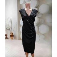 Платье размер 46, черный, серый SOFI