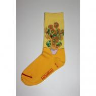 Носки , размер 35-43, желтый FRIDA