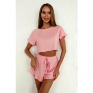 Пижама , размер XL, розовый WendyLove