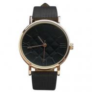 Наручные часы  Часы наручные женские "Мида", дискретный ход, ремешок 8.5 и 11 см, d=3 см, микс, черный NONAME