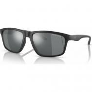 Солнцезащитные очки , прямоугольные, оправа: пластик, с защитой от УФ, для мужчин, черный Armani Exchange
