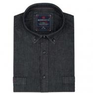 Рубашка , размер 4XL(64), серый BARCOTTI