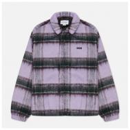Куртка-рубашка  демисезонная, подкладка, размер L, фиолетовый thisisneverthat