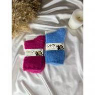 Носки , 2 пары, размер 37-41, розовый, голубой Osko