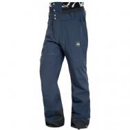 Горнолыжные брюки , карманы, мембрана, утепленные, водонепроницаемые, размер S, синий, желтый Picture Organic