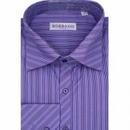 Рубашка , размер S, фиолетовый Bossado