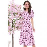 Платье , вискоза, вечернее, размер 54, розовый DSTrend