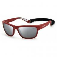 Солнцезащитные очки , невидимка, поляризационные, для мужчин, красный Polaroid