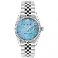 Наручные часы  Часы женские  PWYAA0423, серебряный, голубой Philipp Plein