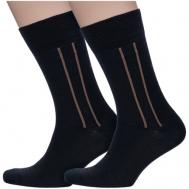 Мужские носки , 2 пары, размер 27-29, черный Mark Formelle