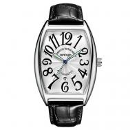 Наручные часы  Элегантные мужские механические наручные часы, белый, серебряный SANDA