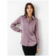 Рубашка  , размер 50, фиолетовый Viaville