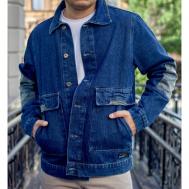 Куртка , мужская демисезонная, размер 52, синий Livingstone
