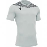 Футбольная футболка , размер S, серый MACRON