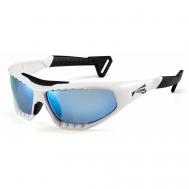 Солнцезащитные очки , овальные, спортивные, ударопрочные, поляризационные, с защитой от УФ, устойчивые к появлению царапин, белый LiP Sunglasses