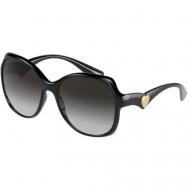 Солнцезащитные очки , панто, оправа: пластик, с защитой от УФ, для женщин, черный Luxottica