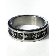 Кольцо , размер 22, черный, серебряный Florento
