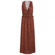 Пляжное платье , размер 46, коричневый Cyell