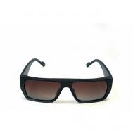 Солнцезащитные очки , клабмастеры, поляризационные, с защитой от УФ, коричневый BentaL