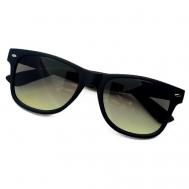 Солнцезащитные очки , прямоугольные, с защитой от УФ, градиентные, черный Оптик Хаус