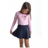 Комплект одежды   для девочек, легинсы и футболка, повседневный стиль, размер 92, синий MINI-MAXI