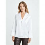 Блуза  , повседневный стиль, размер XL, белый ZARINA