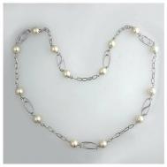 Колье с жемчугом (имитация) ожерелье/бусы/длинное Fashion Bijou Store