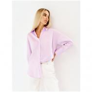 Рубашка  , размер 46, фиолетовый, розовый Isola di Coralli