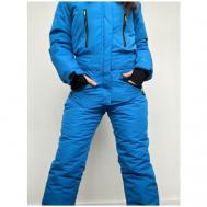 Комбинезон , зимний, утепленный, размер 46, синий Nhim Fashion