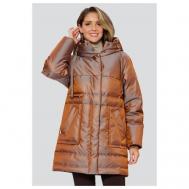 Куртка   Дасти, размер 62, коричневый D`imma Fashion Studio