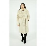 Пальто   демисезонное, размер 50, бежевый Kristina Moda
