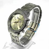 Наручные часы женские кварцевые., серый, желтый Нет бренда