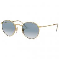 Солнцезащитные очки , круглые, оправа: металл, градиентные, с защитой от УФ, золотой Ray-Ban