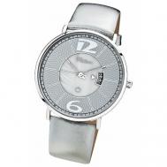 Наручные часы  женские, кварцевые, корпус серебро, 925 пробасеребряный Platinor