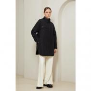 Пальто   демисезонное, оверсайз, размер 52, черный Ultramarine