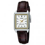 Наручные часы  Collection LTP-V007L-7E2, серебряный, коричневый Casio