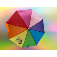 Зонт-трость полуавтомат, купол 84 см., система «антиветер», розовый My_life