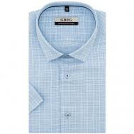 Рубашка , размер 40, голубой Greg