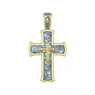 Крест позолоченный с витражной эмалью Художественная мастерская "Анастасия"