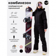 Комбинезон  для сноубординга, зимний, размер XL, черный SEARIPE