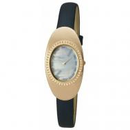 Наручные часы  женские, кварцевые, корпус золото, 585 проба, фианит Platinor