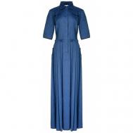 Платье , в классическом стиле, размер 44, синий Natalija Jansone