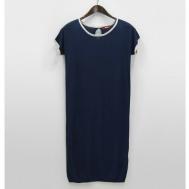 Платье , свободный силуэт, размер XL, синий TRI&CO