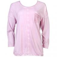Блуза  , повседневный стиль, размер 50, фиолетовый, розовый BOYSEN'S