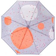 Смарт-зонт , автомат, 3 сложения, купол 104 см., 8 спиц, чехол в комплекте, для женщин, красный Eleganzza