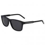 Солнцезащитные очки , прямоугольные, оправа: пластик, с защитой от УФ, для мужчин, черный Lacoste