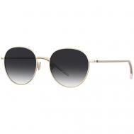 Солнцезащитные очки , градиентные, для женщин, золотой BOSS