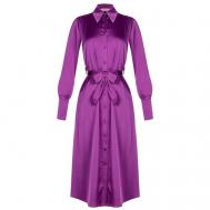 Платье , свободный силуэт, размер XL, фиолетовый Rinascimento