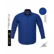 Рубашка , размер 2XL, синий BARCOTTI